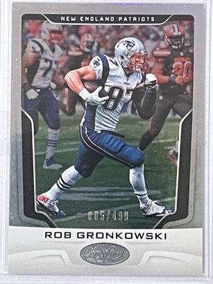 2017 Panini Certified Rob Gronkowski Refractor Card #27    Numbered 5/499