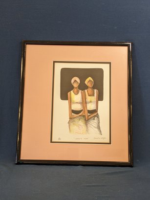 Signed Limited Edition 'Heading Home' Lithograph By Black Artist Leonard Lofton