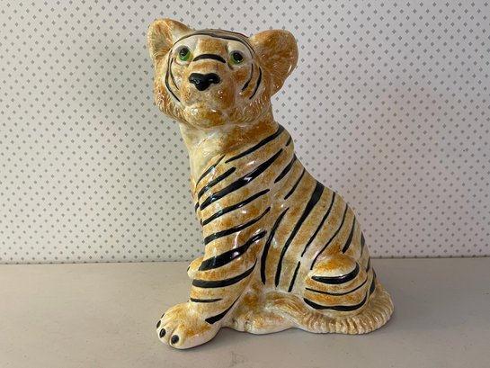 Large Ceramic Tiger