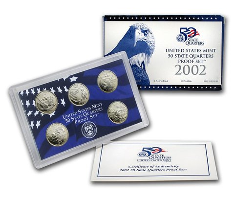 2002 50 State Quarter Proof Set