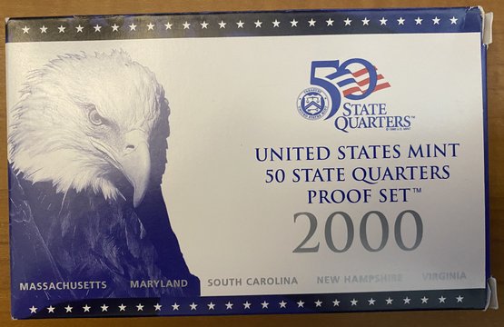 2000 US Mint Proof Quarter Set