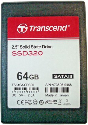 Transcend 64 GB SSD320 2.5 Solid State Drive
