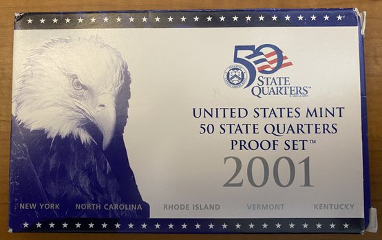 2001 US Mint Proof Quarter Set