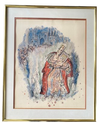 King David / Chagall Framed Lithograph  (LOC:S1)