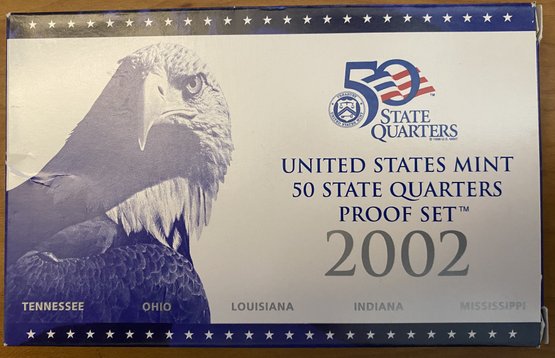 2002 US Mint Proof Quarter Set