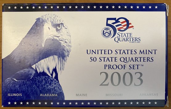 2003 US Mint Proof Quarters Set