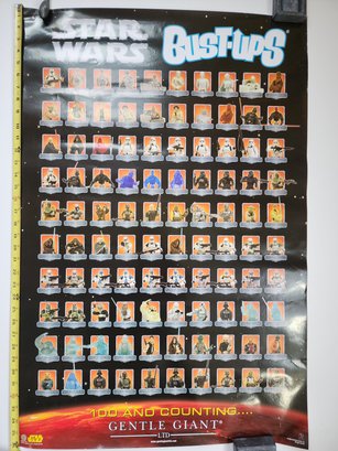 Star Wars Bust Ups Action Figure Poster