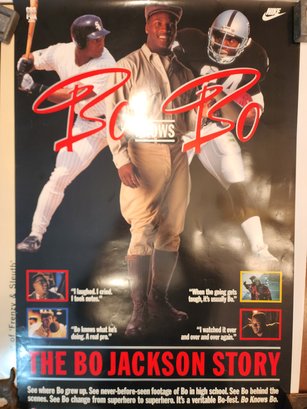 1991 Nike CBS Fox Bo Jackson Story Poster