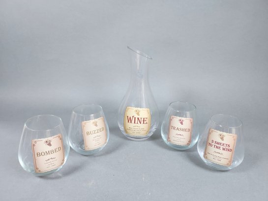 Grasslands Road Wine Decanter And Glasses