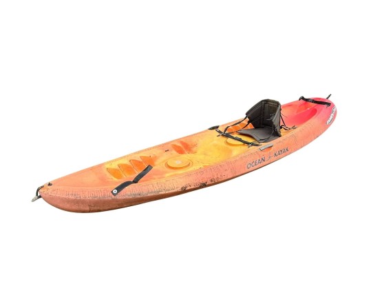 Ocean Kayak “Malibu Two” 12 Foot Tandem Sit-On-Top Kayak, Orange