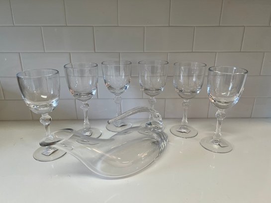 Williams Sonoma, EDWARD Wine Stems With Riedel Crystal Pouring Carafe