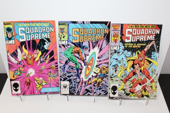 1985 Marvel - Squadron Supreme #1, #3, #8