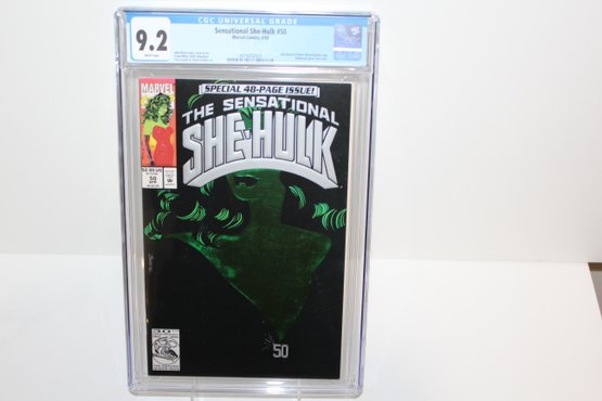 1993 Sensational She- Hulk #50 - CGC Graded 9.2