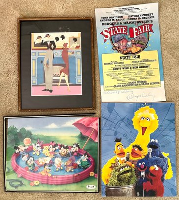 2 Children's Poster, Signed State Fair Poster & Giancarlo Impiglia Framed Print