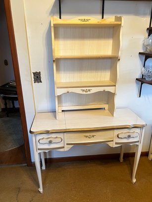 French Provincial Desk With Shelving