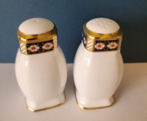 Royal Crown Derby Salt And Pepper Shakers