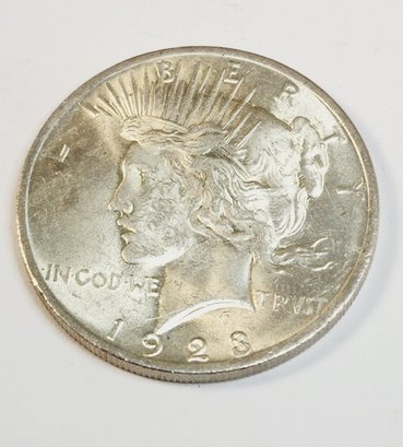 Uncirculated 1923 Peace Dollar Silver (100 Years Old)