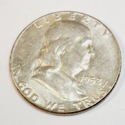 1952 Silver Franklin Half Dollar