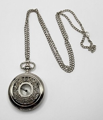 Vintage Style Silver Pocket Watch