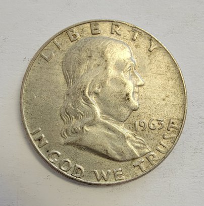 1963 Franklin Half Dollar SILVER