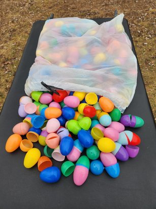 Bag Full Of Plastic Easter Eggs