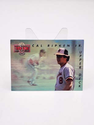 1992 Upper Deck Cal Ripken Jr Then And Now Insert Hologram Card Card