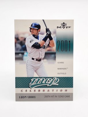 2003 Upper Deck MVP Ichiro Insert 1207/2001 Card