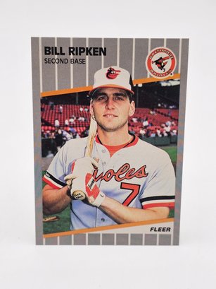 1989 Fleer Billy Ripken Fuck Face Error Card