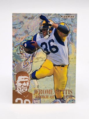 1994 Fleer Jerome Bettis Rookie Of The Year Insert  Card