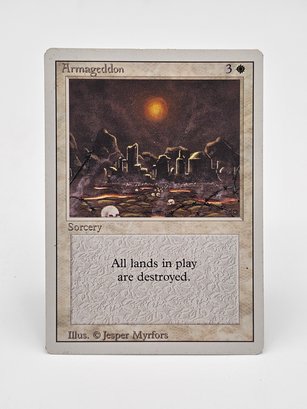 Magic The Gathering Armageddon Revised Card