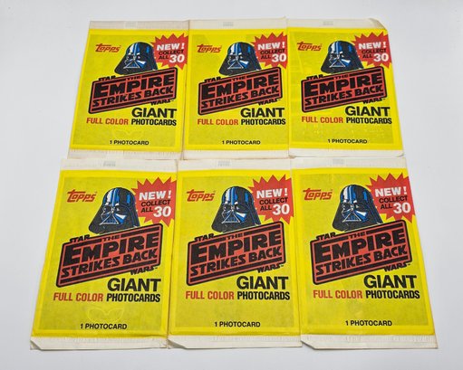 Star Wars Giant PhotoCards 6pks Cards