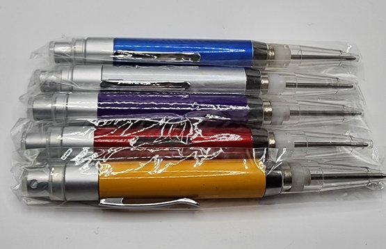 Set Of 5 Multi-Color 2 In 1 Spray Pens & Bottle
