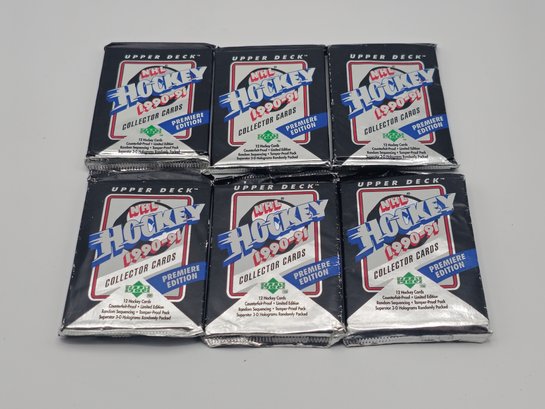 90-91 Upper Deck Hockey Low Series 6pks Cards