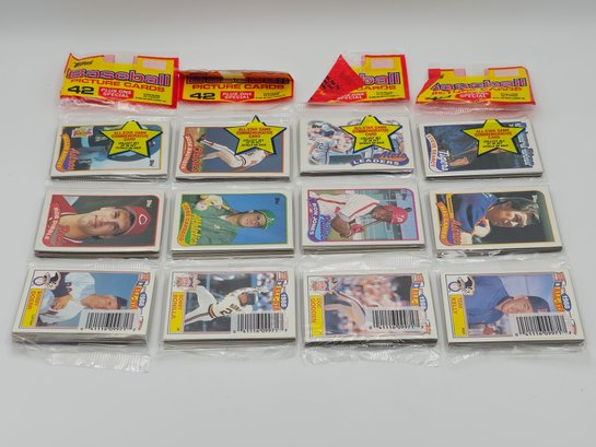 1989 Topps Baseball Rack Packs 4pks Cards
