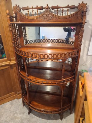 Stunning Antique Etagere/Display Cabinet