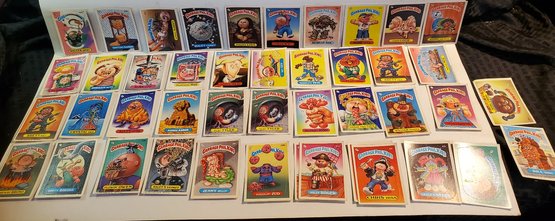 Lot Of 41 Vintage 1986 Garbage Pail Kids Sticker Cards