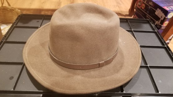 Taupe Hat - Size Small (Petite)
