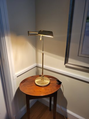 Brass Adjustable Table Lamp. Dimmable