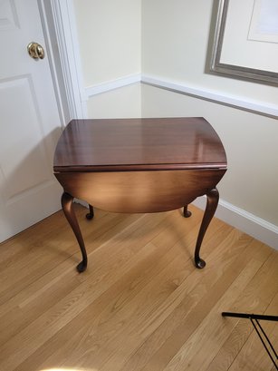 Hitchcock  Drop Leaf Table With Drawer.