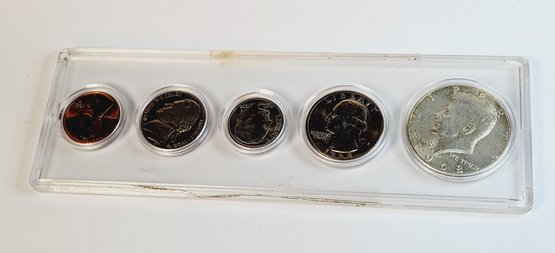 1968 United States Silver Mint Set In Display Case