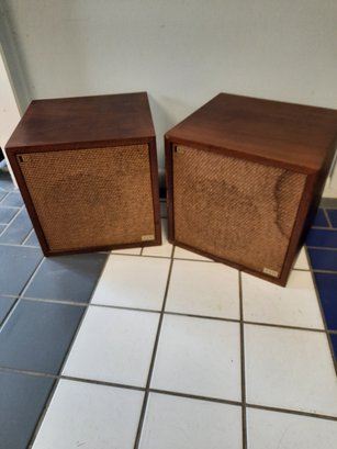 Vintage Pair Of XAM  3D Speakers
