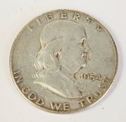 1954-S Silver Benjamin Franklin Half Dollar (Better Mint Mark)
