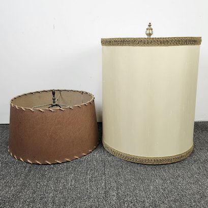 Two Drum Lamp Shades