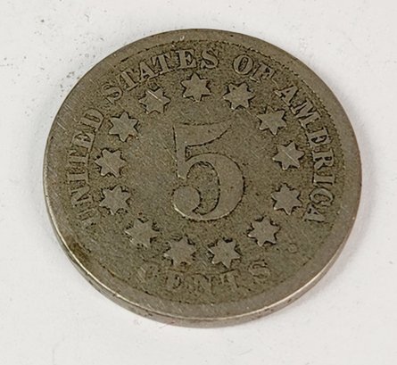 Wow....1869 Shield Nickel Tough Date