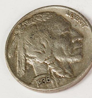 Sweet 1936 Indian Head Buffalo Nickel