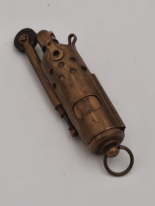 Antique Brass TRENCH Lighter- Japanese Made