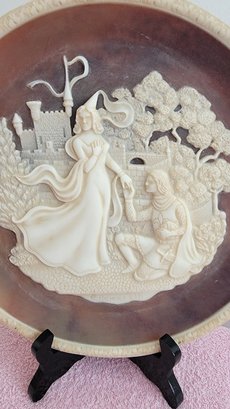 Wonderful Lancelot & Guinevere Limited Edition Plate 1981, Great Romances Of History Collection