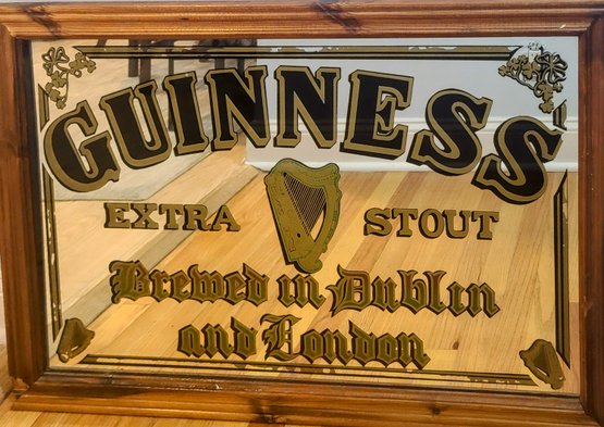 A Guinness Advertising Pub Mirror - For The Dad Who Loves A Good Beer