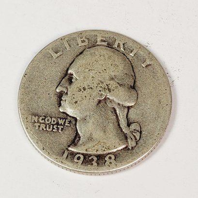 1938-p Washington Silver Quarter (86 Years Old)