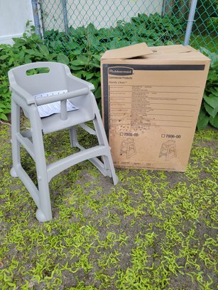 Brand New Rubbermaid  High Chair. Commercial Quality. 5 Total Available. - - - - - - - - - -- -   Loc: Kitchen